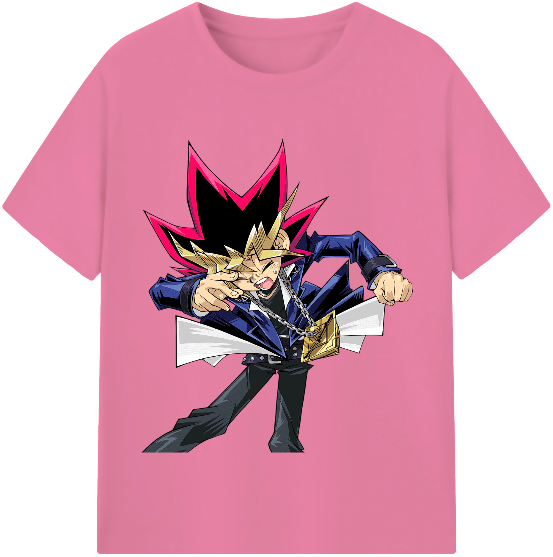 （画像用） 遊☆戯☆王 Yu-Gi-Oh! 綿100％半袖Tシャツ（フロントプリント）
